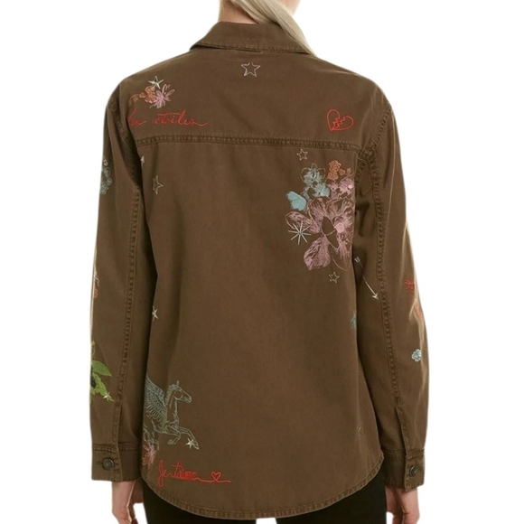 Cinq à Sept Over the Moon Canyon Jacket Scrunched Sleeve XS - Picture 9 of 16